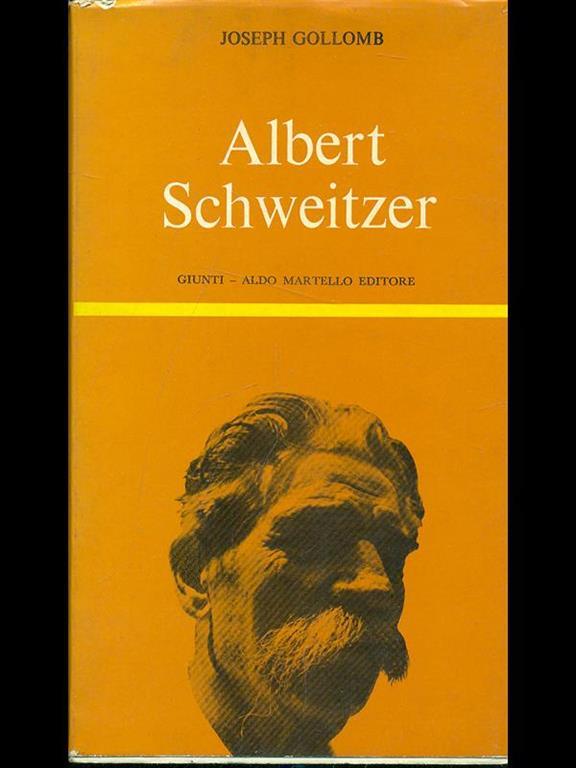 Copertina di Albert Schweitzer