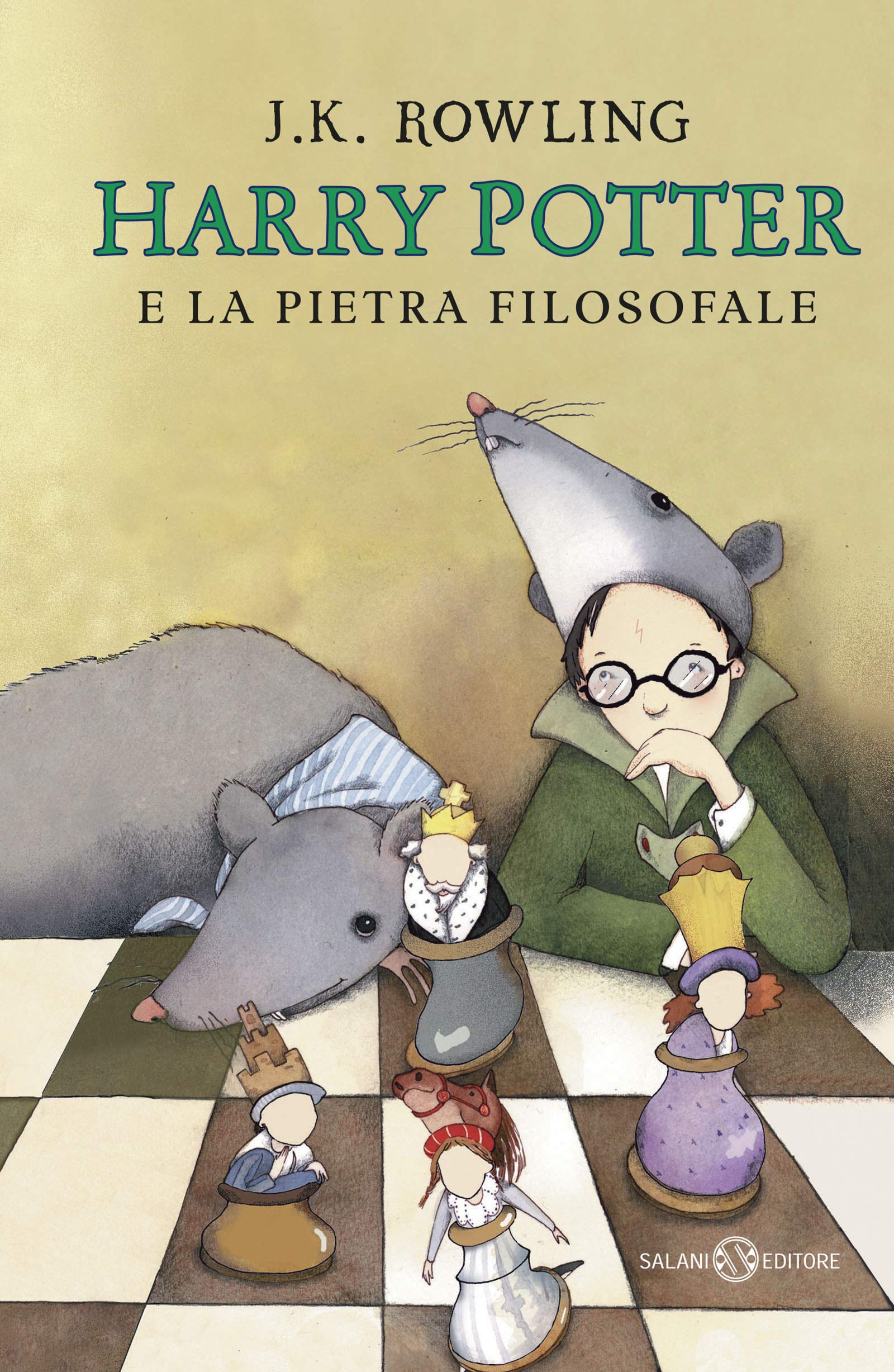 Copertina di HARRY POTTER E LA PIETRA FILOSOFALE (vecchia edizione)