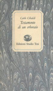 Copertina di TESTAMENTO DI UN ERBORARIO